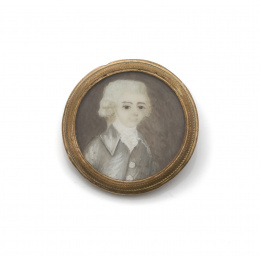 232.  ESCUELA CENTROEUROPEA, h. 1800Retrato de caballero.