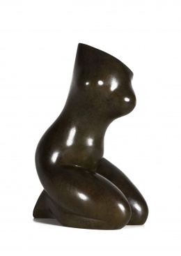 756.  BALTASAR LOBO (Cerecinos de Campos, Zamora, 1910 - París, 1993)Torse incliné en avant, 1976.