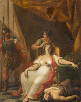297.  ZACARÍAS GONZÁLEZ VELÁZQUEZ (1763-1834)Cleopatra muerta.