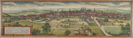 201.  FRANS HOGENBERG (1535-1590)Vista de Valladolid.
