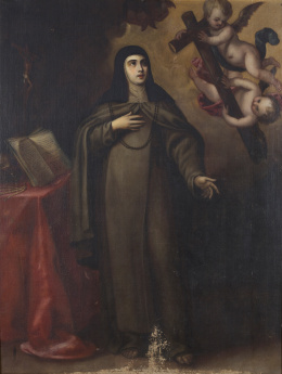 1156.  ESCUELA ESPAÑOLA, ÚLTIMO TERCIO DEL SIGLO XVIISanta Teresa de Jesús.