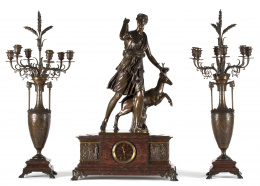 365.   “Artemis de Versalles” Ferdinand Barbedienne fondeur (1810-1892) y Achille Collas (1795-1859).