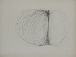 823.  PABLO SERRANO (Crivillén, Teruel, 1908 - Madrid, 1985)Punto Dinámica, 1959.