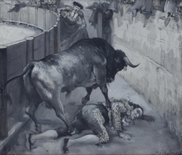 710.  EMILIO POY DALMAU  (Madrid, 1876 - 1933)Rafael Bejarano en 