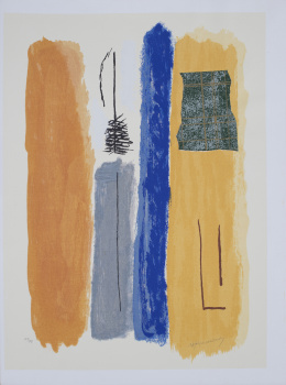 765.  ALBERT RAFOLS CASAMADA (Barcelona, 1923 - 2009)Azul vertical, 2000.