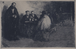 383.  RICARDO BAROJA NESSI (Huelva, 1871-Navarra, 1953)Interior d