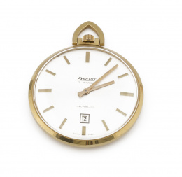 873.  Reloj Lepine EXACTUS INCABLOC en oro de 18K años 30