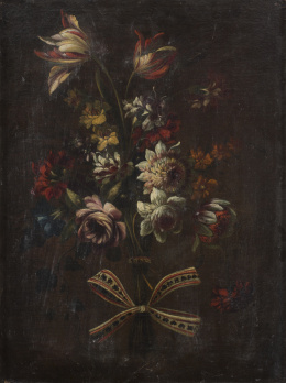 432.  ESCUELA ESPAÑOLA, SIGLO XVIIFlorero con lazo