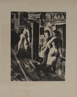 949.  ANTONI CLAVÉ (Barcelona, 1913 - Saint-Tropez, 2005)Rue Fleury (Carpeta Images de Paris), 1939.