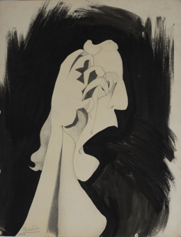 1031.  LUIS FERNÁNDEZ (Oviedo, 1900 - París, 1973)Figura, 1939.