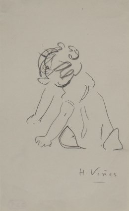 1036.  HERNANDO VIÑES (París, 1904 - 1993) Infante.
