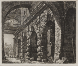 514.  LUIGI ROSSINI (Rávena, 1790 - Roma, 1857)Vista, 1821.