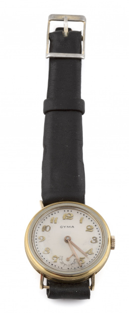876.  Reloj CYMA años 20 en oro de 18K.