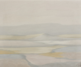 391.  ANTONIO LAGO (La Coruña, 1916 - 1990)Paisaje, 1974