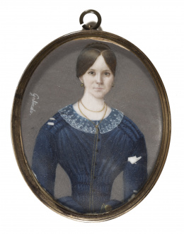 898.  GALINDO (Escuela española, siglo XIX)Retrato de dama.