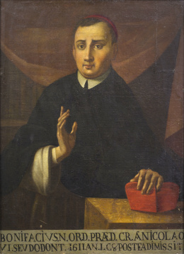 867.  ESCUELA ESPAÑOLA, FF. SIGLO XVIIIRetrato del cardenal Bonifacio.
