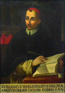 868.  ESCUELA ESPAÑOLA, FF. SIGLO XVIIIRetrato del cardenal Guillermo Marles Feldius de la Orden de los Predicadores.