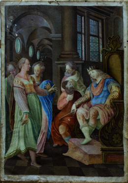 939.  ESCUELA FRANCESA, SIGLO XIXDisputa de santa Catalina de Alejandría.