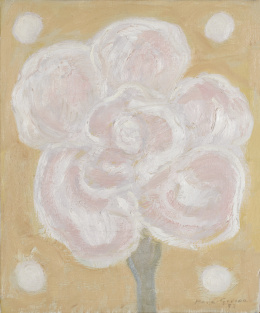 390.  MARÍA GIRONA (Barcelona, 1923 - 2015)Flor rosa, 1997