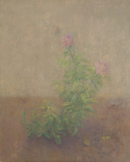 231.  CONCHA HERMOSILLA (Madrid, 1940)Primeras rosas, 2001.