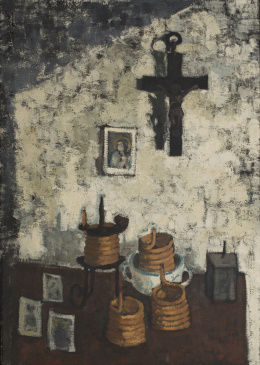 582.  JOSÉ LUIS DELGADO (Madrid, 1940)Capilla taurina, 1960
