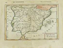 829.  ALLAIN MANESSON MALLET (1630-1670)“Espagne ancienne” y “Espagne moderne”.