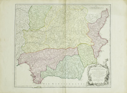 833.  Gilles Robert de Vaugondy (1688-1766); Didier Robert de Vaugondy (1723-1786)“Partie meridionale des Etats de Castille”.