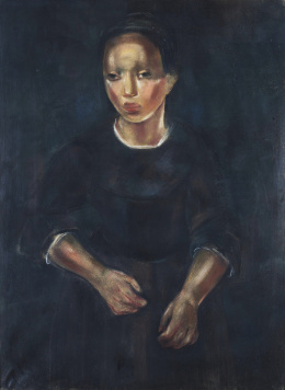 846.  MARÍA BLANCHARD (Santander, 1881- París, 1932)Muchacha (Jeune fille), 1927.