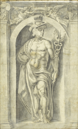 933.  SEGÚN POLIDORO DE CARAVAGGIO (1492-1543)Mercurio.
