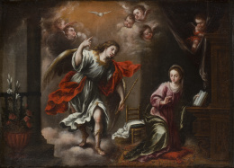 1173.  JUAN VALDÉS LEAL (Sevilla, 1622-1690)Anunciación.