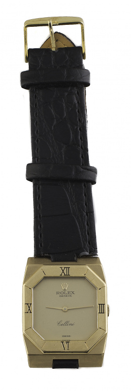 657.  Reloj ROLEX Cellini años 60 en oro amarillo de 18K