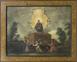 895.  ESCUELA ESPAÑOLA, SIGLO XVIIVirgen de Loreto.