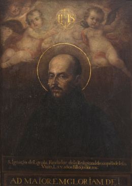 1159.  ESCUELA ESPAÑOLA, SIGLO XVIISan Ignacio de Loyola.