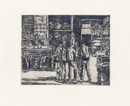 410.  JOSÉ GUTIÉRREZ SOLANA (Madrid, 1886 - 1945)La taberna
