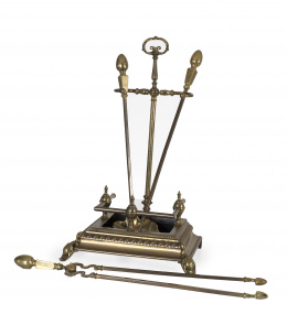 1234.  Elementos de chimenea con soporte, pp. del S. XX