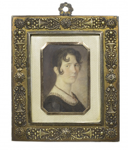 857.  GUILLERMO DUCKER (documentado entre 1795 y 1830)Retrato de dama,1801.