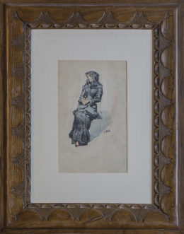 996.  JUAN LUNA Y NOVICIO (Badoc, Islas Filipinas, 1857-Hong-Kong, 1899)Retrato de dama.