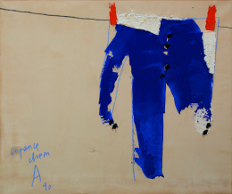 311.  ÁNGEL ALONSO  (Laredo, 1923 - París, 1994)Enfance chem, 1990.