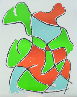 612.  MAN RAY (Filadelfia, 1890 - París, 1976)Tres figuras, 1968