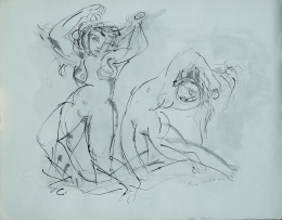 218.  LORRIE GOULET (Nueva York, 1925)Castañuelas, 1973.
