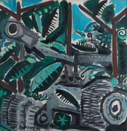 692.  ABRAHAM LACALLE (Almería, 1962)El vehículo de la carne, 1997
