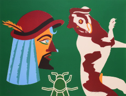 271.  EDUARDO ARROYO (Madrid, 1937 - 2018)San Eustaquio, 2005