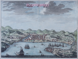 790.  FRANÇOIS VALENTYN (1666- 1727)"De Stad Manilha"