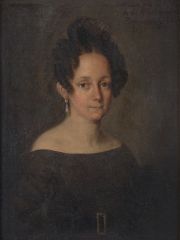 819.  ESCUELA ESPAÑOLA, SIGLO XIXRetrato de dama