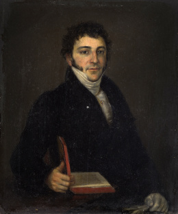 843.  JOAQUÍN MANUEL FERNÁNDEZ CRUZADO (1781-1859)Retrato de Don Juan de la Rocha y Hernández Naranjo