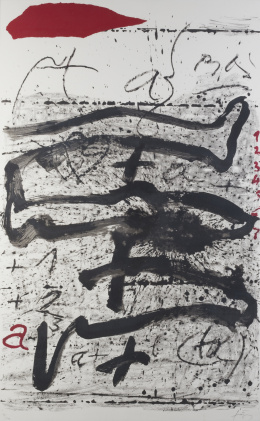 448.  ANTONI TÀPIES (Barcelona, 1923 - 2012)Composición, 1991