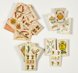 449.  Baraja litografiada, J. Muñoz Getafe. Madrid. S. XIX.