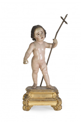 808.  “Niño Jesús de la Pasión” Escuela andaluza S. XVIII.