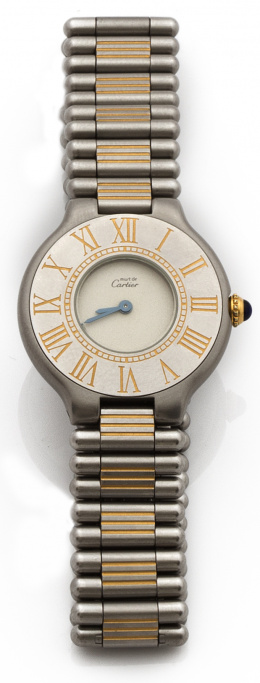 799.  Reloj MUST de CARTIER en acero nª901080195.