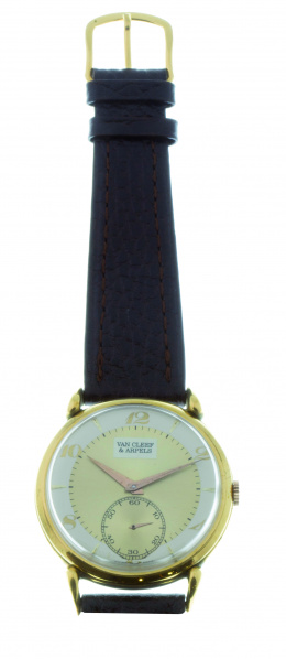 813.  Reloj VAN CLEEF & ARPELS años 30 en metal plaqué or 